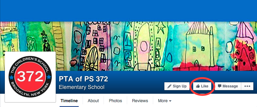 PTA of PS 372 Facebook Banner